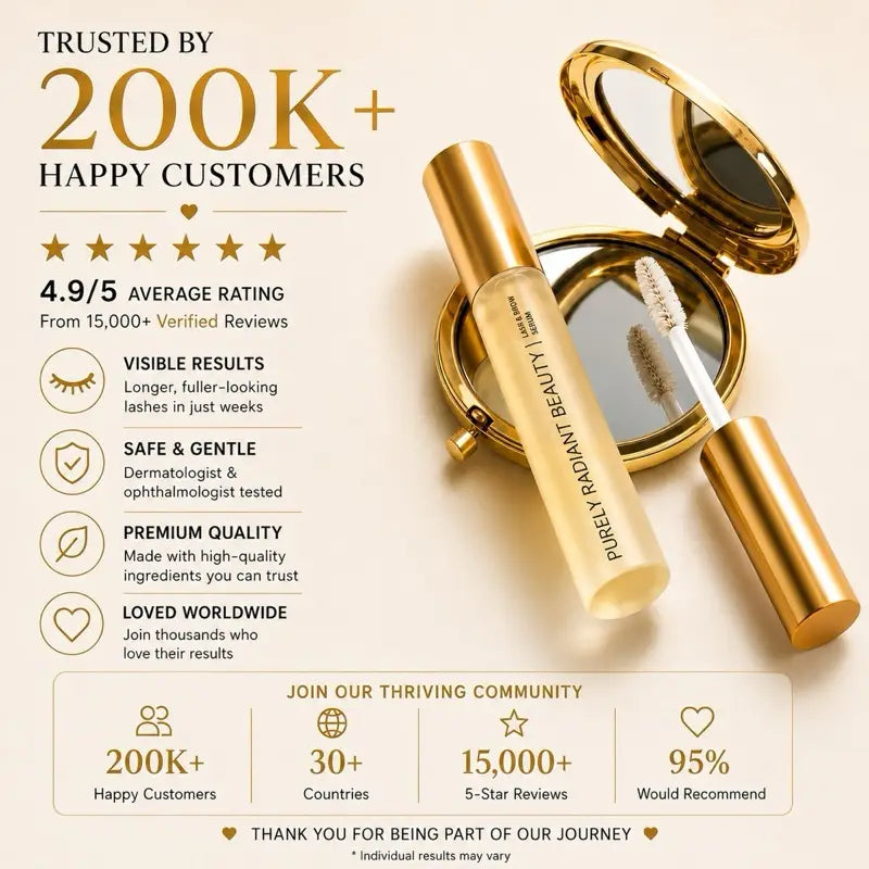 Purely Radiant Beauty Viral Lash & Brow Growth Serum – Organic