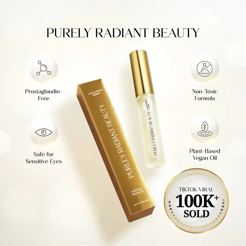 Purely Radiant Beauty Viral Lash & Brow Growth Serum – Organic