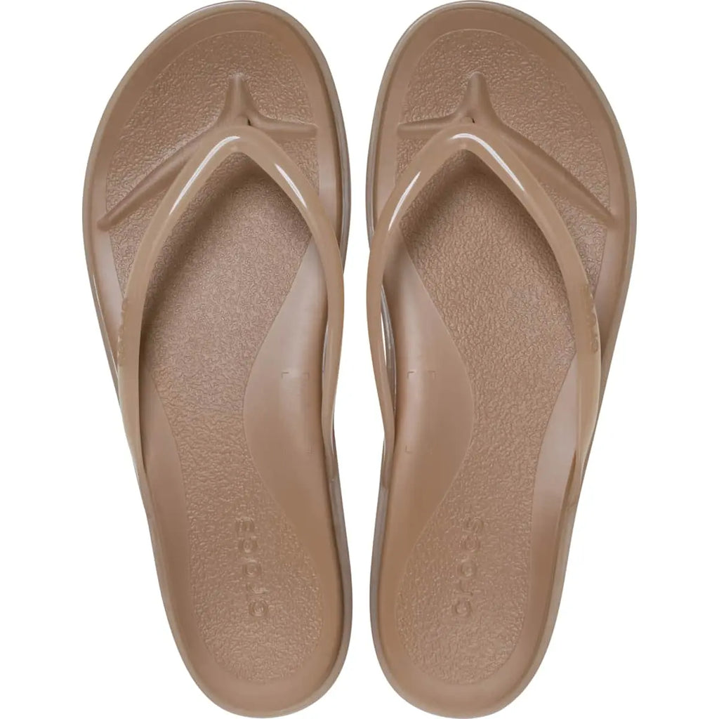 Crocs Women's Miami Round Toe Flip Flops